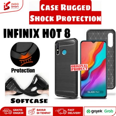 Jual Softcase Hot Infinix Ipaky Carbon Fiber Case Silicon Casing Cover HOT Jakarta Utara