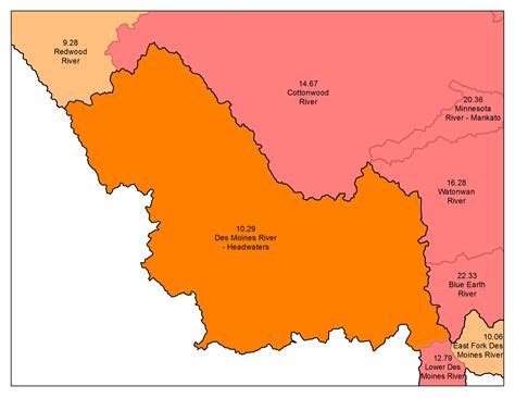 Des Moines River Watershed | Minnesota Nutrient Data Portal