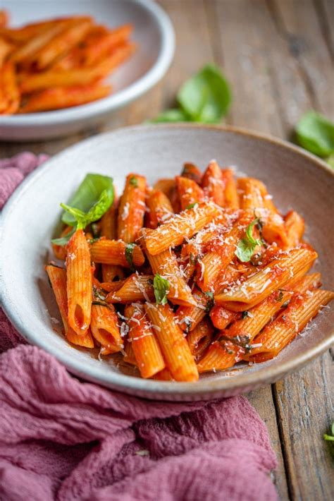 Penne Pomodoro Tomato Basil Pasta Inside The Rustic Kitchen