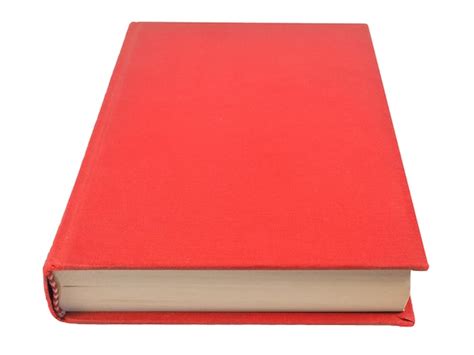 Premium Photo Red Book Isolated Over White