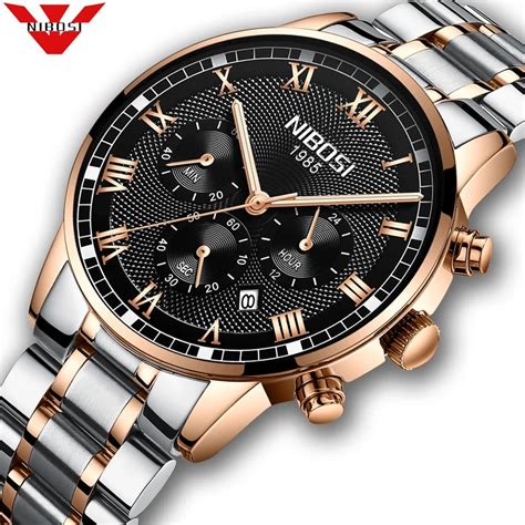 Nibosi Mens Sport Watches Men Waterproof Luxury Brand Watch 2019