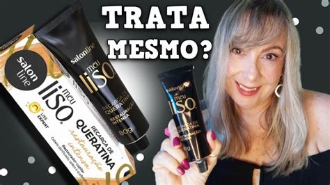 TESTEI SALON LINE RECARGA DE QUERATINA TRATA MESMO O CABELO YouTube