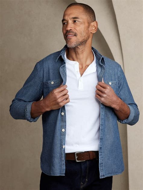 Denim Shirt With Jeans Men