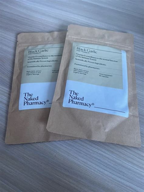 THE NAKED PHARMACY Black Garlic And Vitamin D 120 Capsules 10 00 PicClick UK