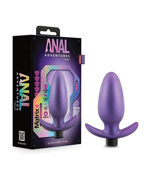 BLUSH ANAL ADVENTURES MATRIX EXCELSIOR PLUG ASTRO VIOLET Chute Store