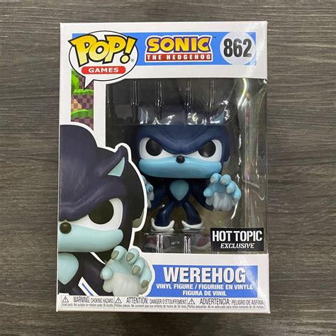 Funko Pop Games Sonic The Hedgehog Werehog Hot Topic Exclusive Hobbies Toys Toys