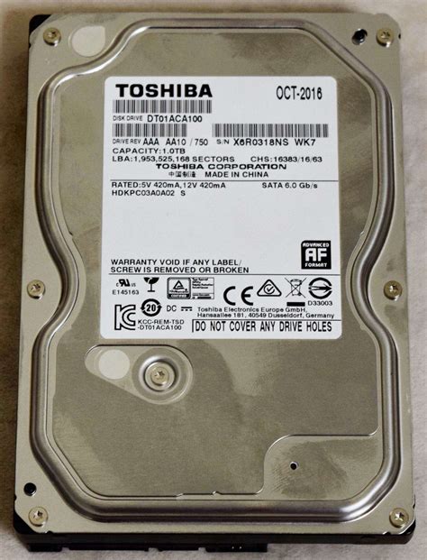 Toshiba Dt Sata Iii Mb Rpm