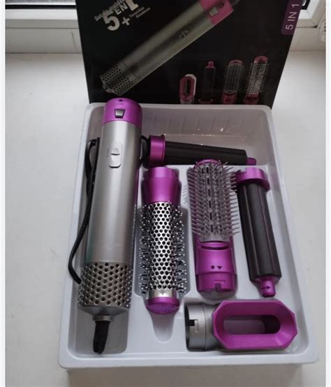 Стайлер 5в1 (фен, браш, випрямляч, плойка) у стилі Dyson аналог ...