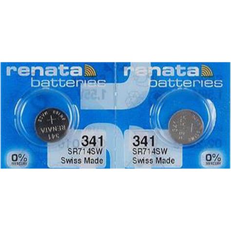 Renata 344 Battery SR1136SW Silver Oxide 1 55V 1PC