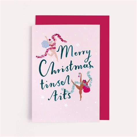Tinsel Tits Christmas Card Funny Christmas Card Feminist Joli Jardin