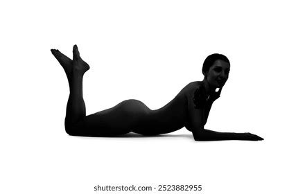 Beautiful Nude Woman Posing On White Stock Photo Shutterstock