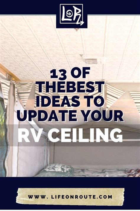 Unique Ideas To Update Your Rv Ceiling Life On Route Rv Lighting