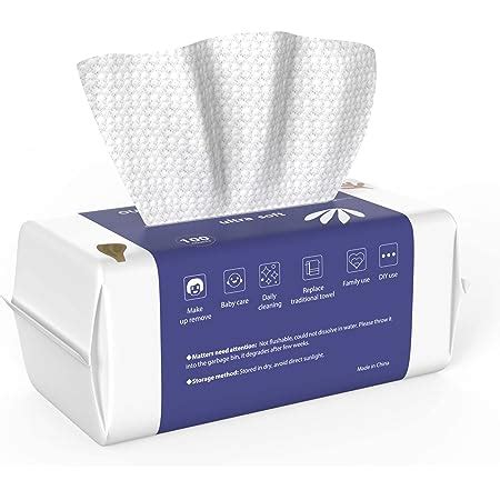 Amazon Count Disposable Face Towel Cotton Facial Tissues