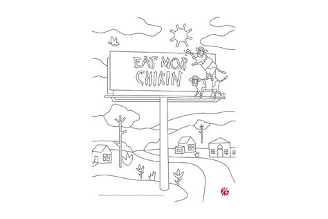 Chick Fil A Cow Coloring Pages