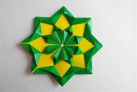 Красивый цветок оригами | Бумажный Змей