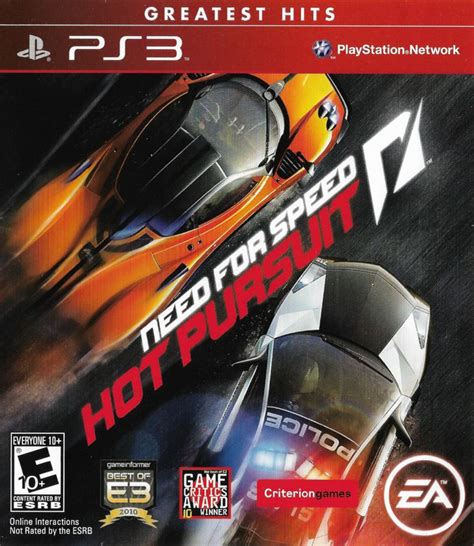 Need For Speed Hot Pursuit Cover Or Packaging Material MobyGames