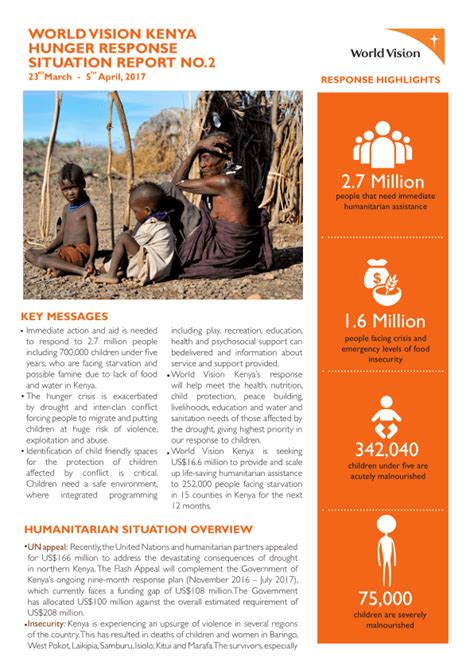 World Vision Kenya: Hunger Response Situation Report No. 2 (March 2017) - Kenya | ReliefWeb