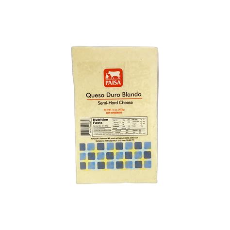 Paisa Queso Duro Blando Oz Nuestra Tienda Latina