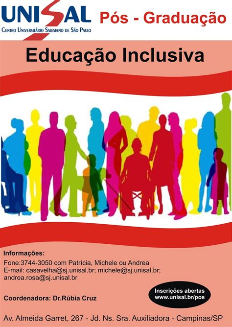 Portf Lio Flyer E Cartaz Curso De Educa O Inclusiva