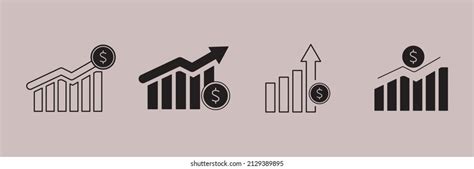 Business Graph Icons Symbol Vector Elements Stock Vector (Royalty Free ...