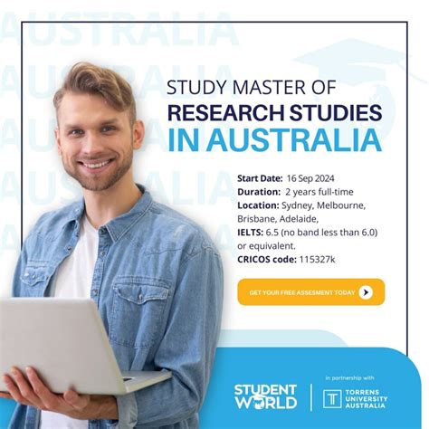 launch  master  research studies  torrens university