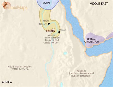 Nubians Map