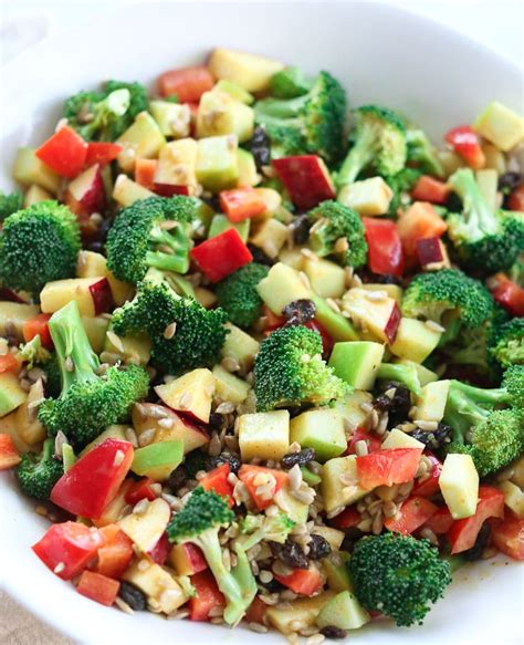 Lemony Broccoli Salad Happy Healthy Mama