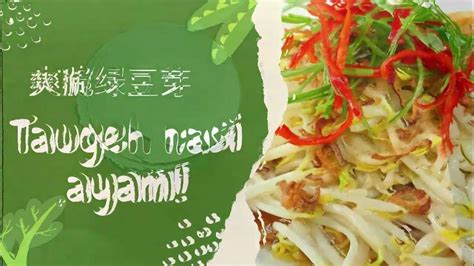 Best Chicken Rice Side Dish Crunchy Bean Sprout 鸡饭最佳搭档 爽脆芽菜 Youtube