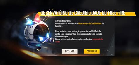 Como Aumentar A Credibilidade No Free Fire - Free Fire: Veja como funcionará o Observatório de Credibilidade