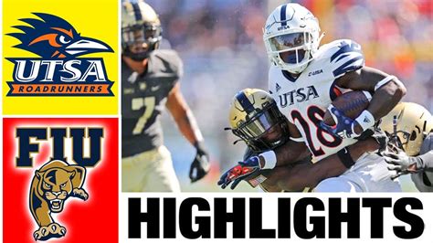 Utsa Vs Florida International Highlights College Football Week 7