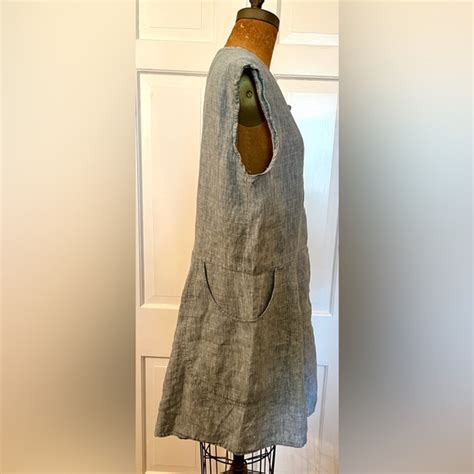 Flax Dresses Vintage Flax By Jeanne Engelhart Linen Shirt Dress