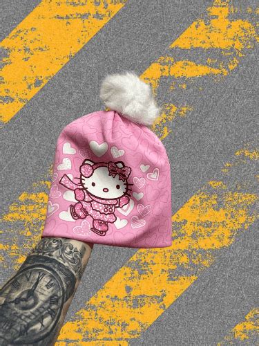 Vintage Rare Hello Kitty Cute Hat Y2k Lil Peep Big Logo Grailed