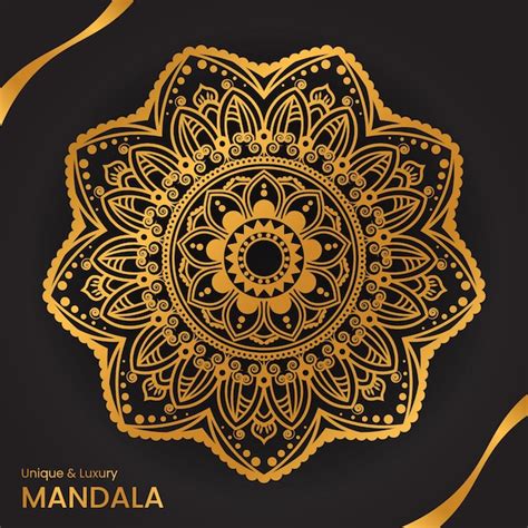 Mod Le Vectoriel De Mandala Au Henn Avec Des Formes Organiques