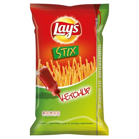 Lay's Stix Ketchup Chipsy ziemniaczane 160 g - Zakupy online z dostawą ...
