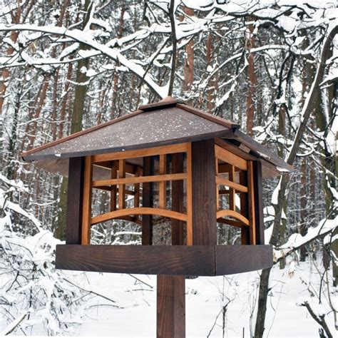 Большая кормушка для птиц на ножке "Альтанка" купить с доставкой по России