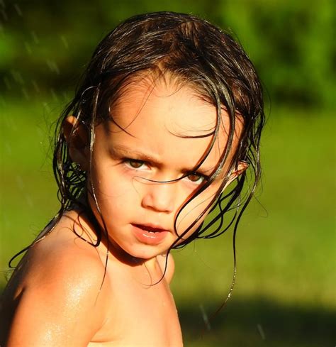 Premium Photo Close Up Portrait Of Shirtless Girl