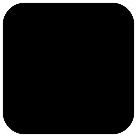 square rounded icon   transparent png creazilla