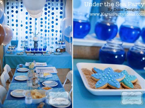 Kara S Party Ideas Under The Sea Ocean Mermaid Tween Party Planning Ideas Decorations