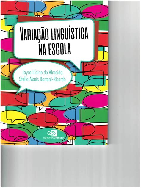 Variacao Linguistica Pdf - LIVRO - Variação Linguística Na Escola | PDF