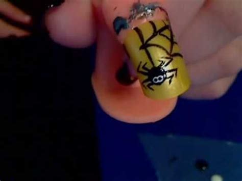 halloween+spider+nail+art+tutorial | Nail art, Nail art tutorial ...