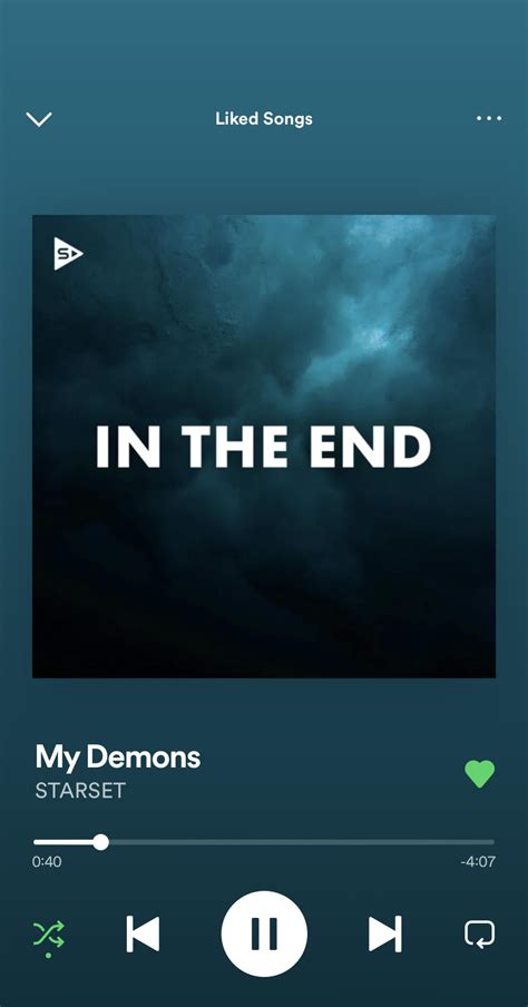 My Demons album artwork change? Anyone else know what this could be? Only changes in the Spotify ...