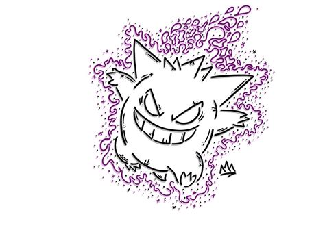 Tattoo Stencil Outline Stencil Art Tattoo Stencils Gengar Tattoo