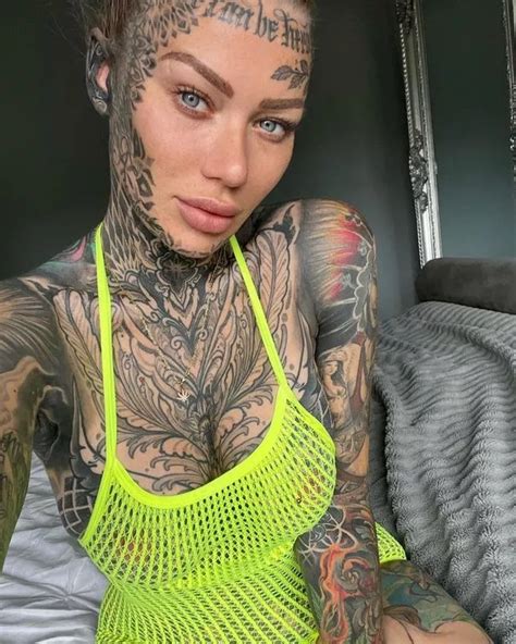 Britain S Most Tattooed Woman Can T Have Sex As Privates Swelled From Intimate Ink Daily Star