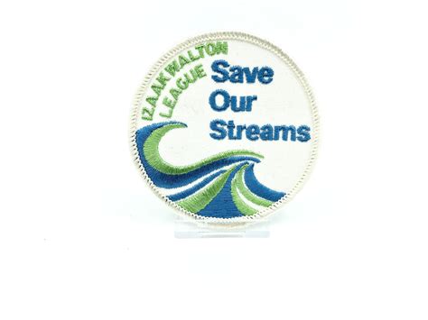 Izaak Walton League Save Our Streams Vintage Patch – My Bait Shop, LLC