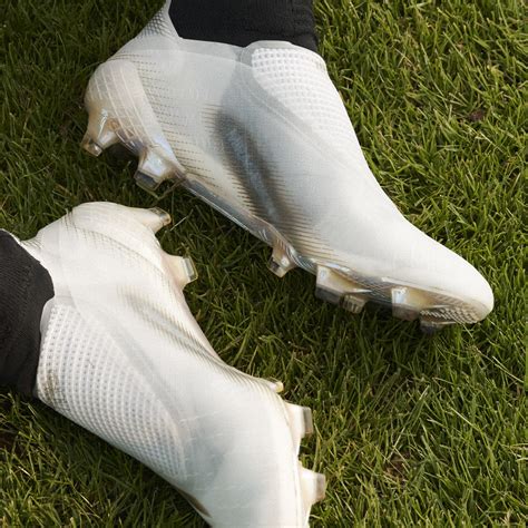 Adidas X Ghosted Fg Inflight Cloud White Met Gold Melange Core