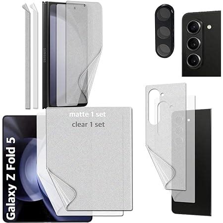 Amazon Set Pcs Samsung Galaxy Z Fold G Premium Tpu