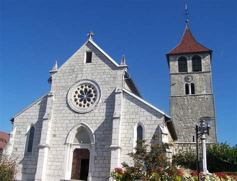 Poisy Stad In De Haute Savoie Bij Annecy Frankrijk