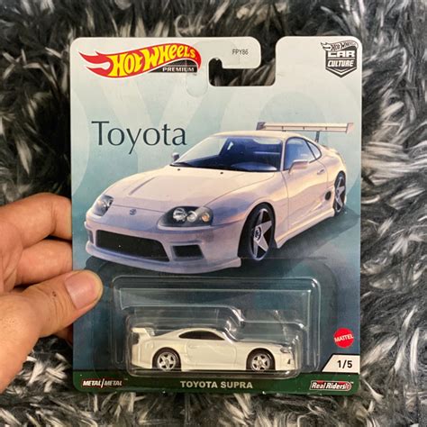 Jual Hot Wheels Premium Toyota Supra MK Putih Car Culture FREE PROTECT Shopee Indonesia