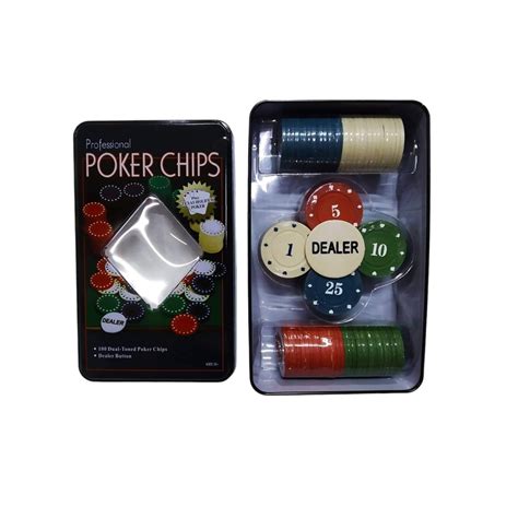 professional poker chips  pcs chips  tin case lazada ph