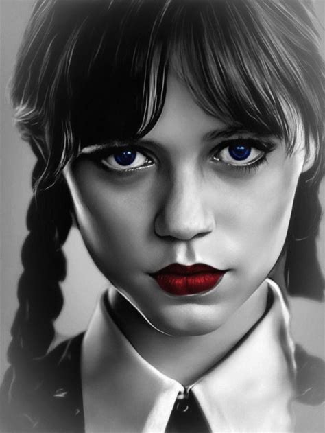 Wednesday Addams Art Drawings Sketches Pencil Realistic Drawings Cool